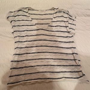 Sheer striped shirt